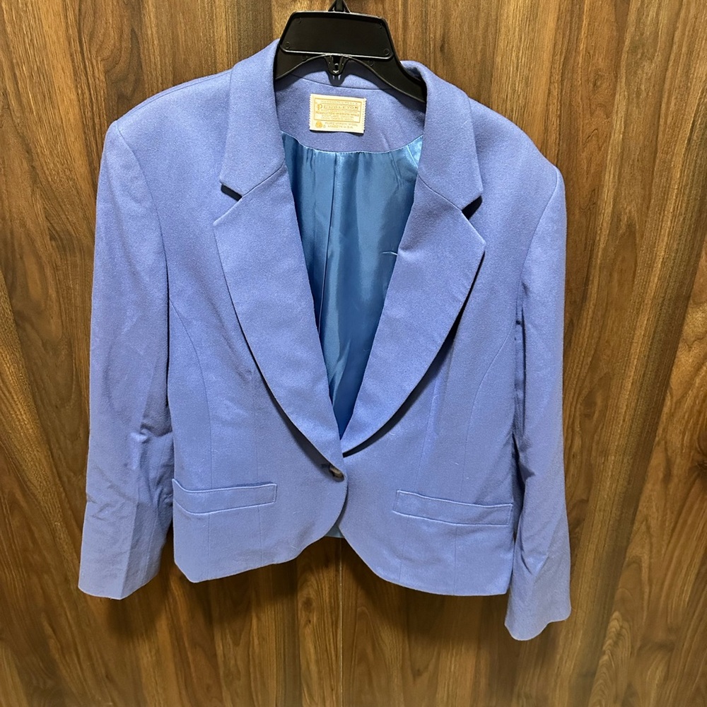 Pendleton Wool Blazer, Size 14 - image 1